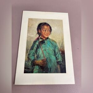 Vintage Hong Kong Note Cards Konn’s Fine Art Artist Wai‎ Ming No #29